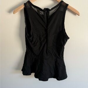 Banana republic sleeveless peplum tank - zip up back